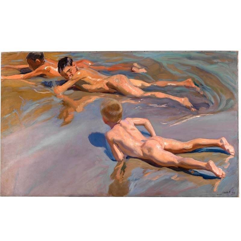 Cuadro Niños en la Playa de Sorolla