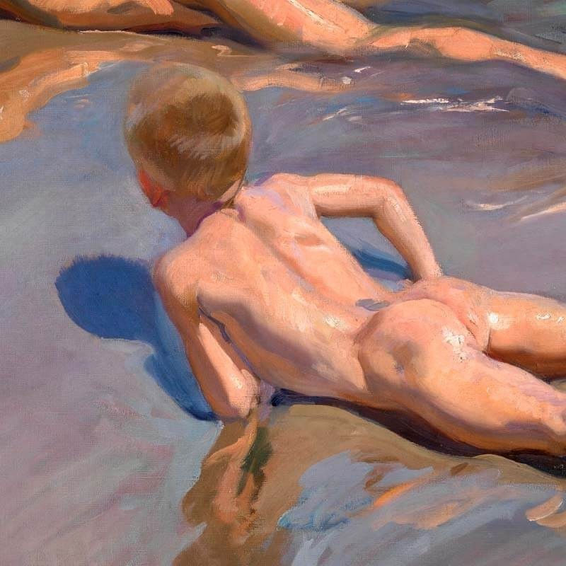 Cuadro Niños en la Playa de Sorolla