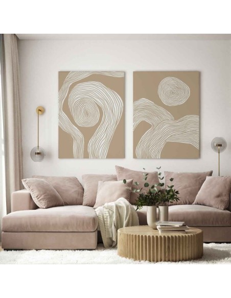 Cuadro decorativo minimalista fondo blanco