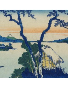 Cuadro Lago Suwa en la provincia de Shinano 2