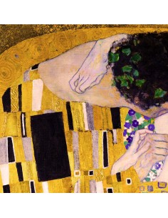 Cuadro El Beso detalle de Klimt 2