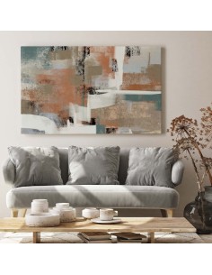 Cuadro abstracto tonos claros
