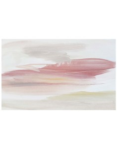 Cuadro Abstracto Rosa y Blanco 2