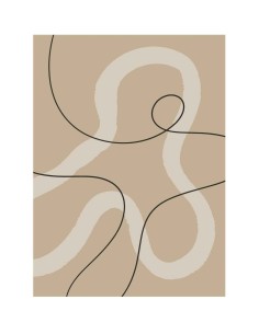 Cuadros Minimalista de Formas orgánicas Beige Four 2