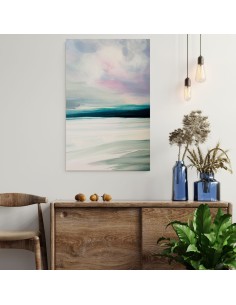 Cuadro abstracto de colores suaves