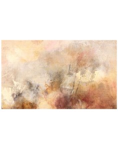 Cuadro Abstracto beige y rojizo 2