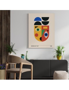Cuadros Minimalista Faces two